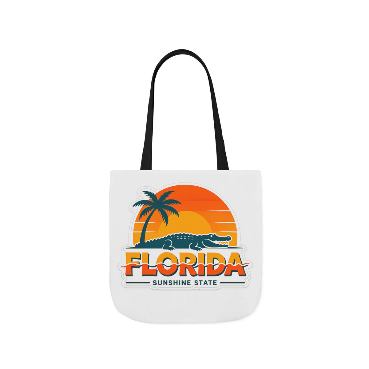 Florida Sunshine State Canvas Tote