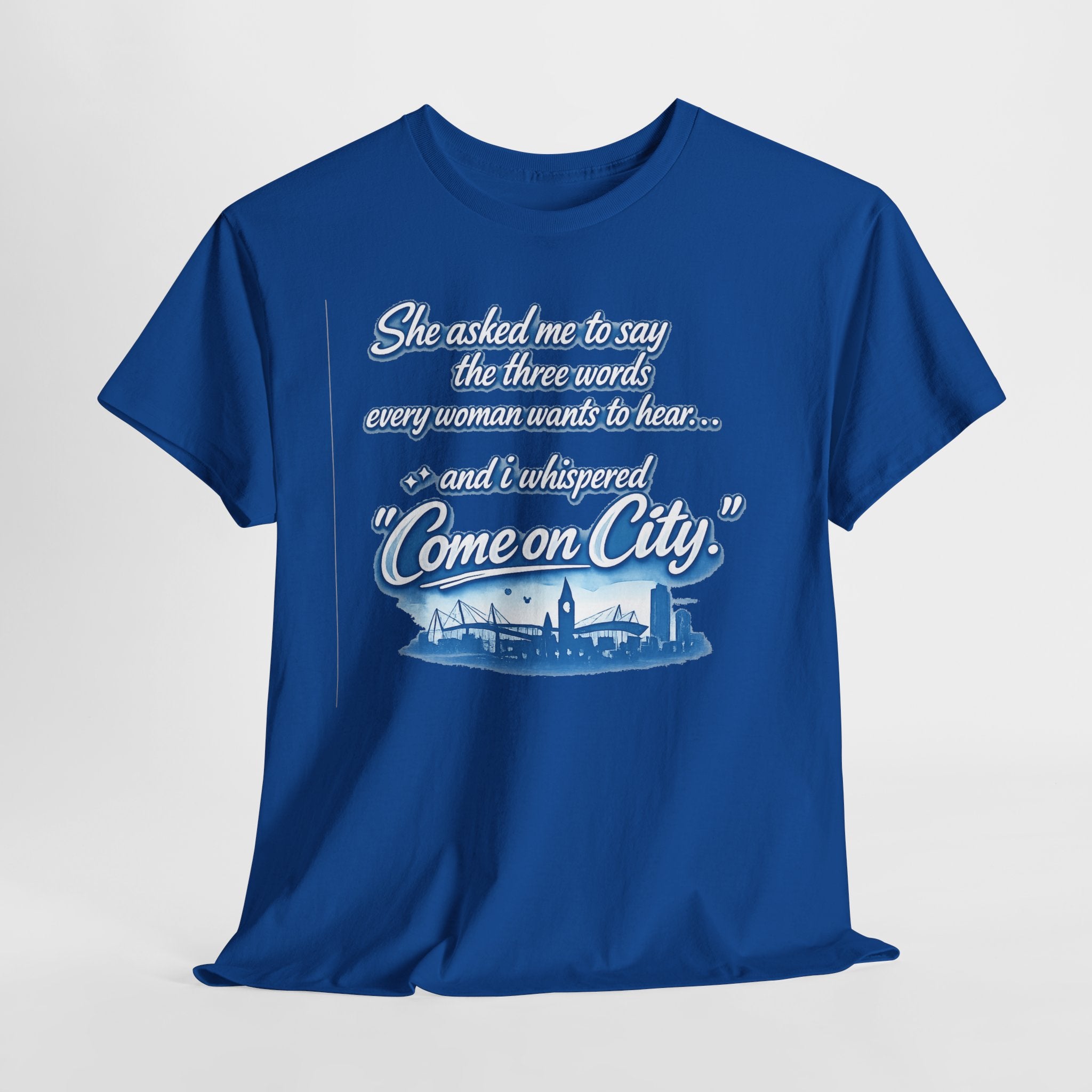Come on City Skyline Tee — Retro Script Urban Pride T‑Shirt