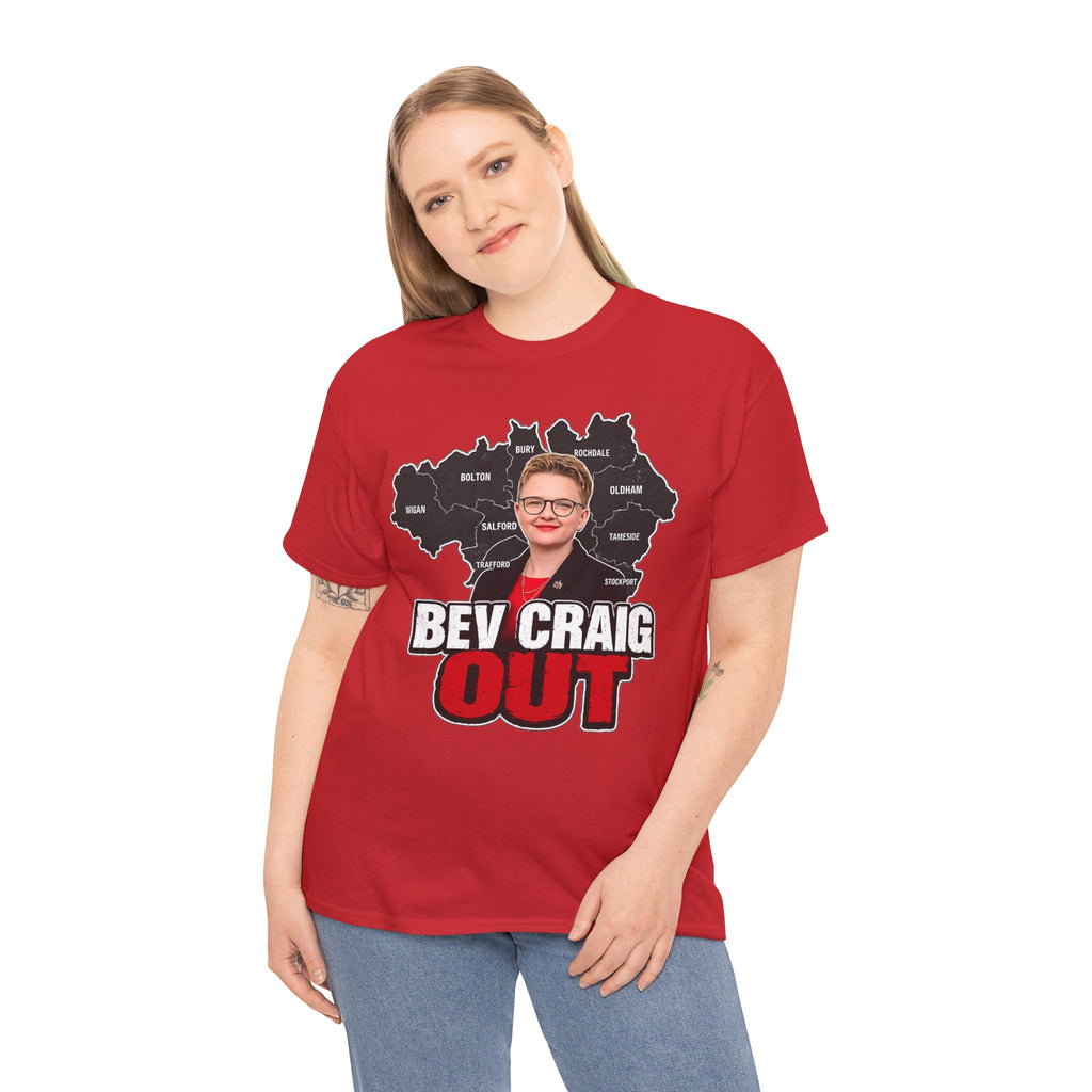 Bev Craig Out Greater Manchester Mayor Tee / T-Shirt