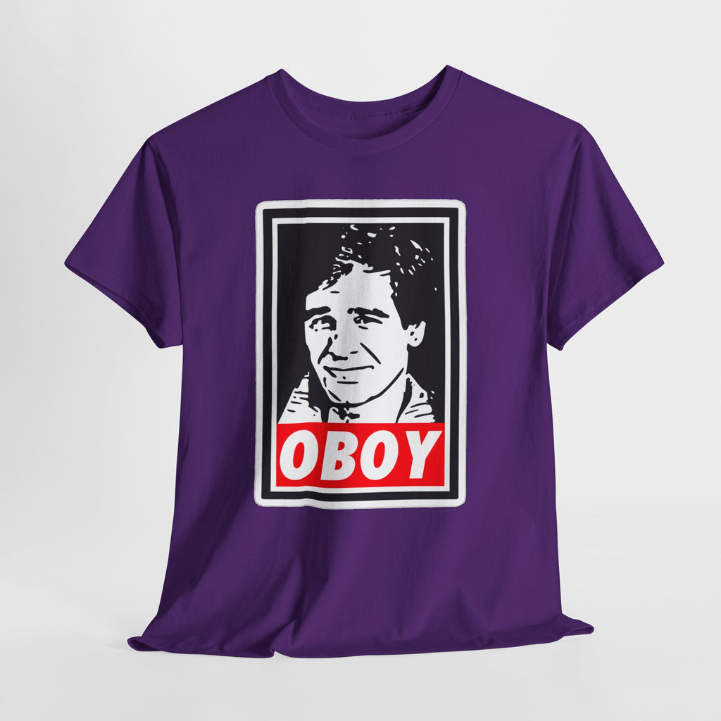 Oboy Quantum Leap Graphic Tee — Retro Pop Art Portrait T‑Shirt