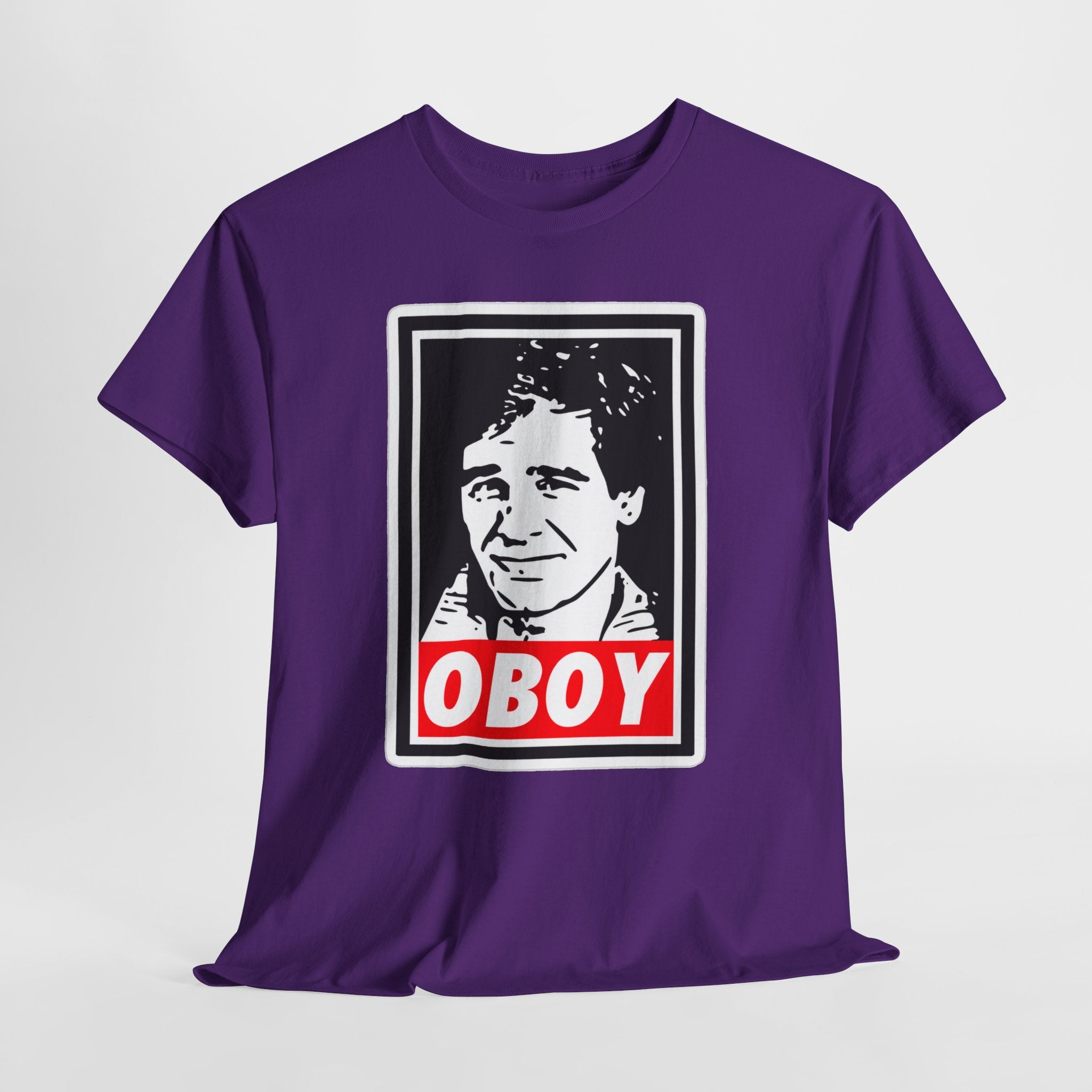 Oboy Quantum Leap Graphic Tee — Retro Pop Art Portrait T‑Shirt