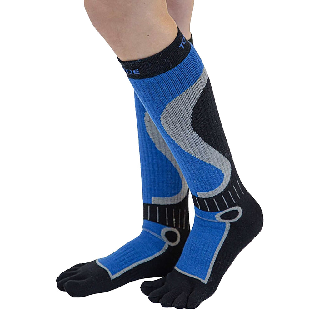 1 Pack Mens & Ladies Sports Ski / Snow Knee High Toe Socks