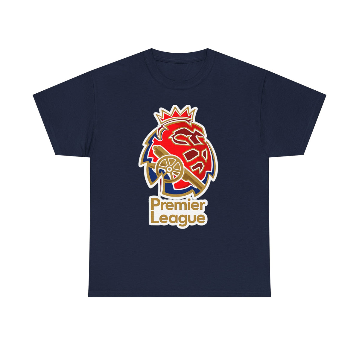Arsenal Premier League Lion Logo T-Shirt — Soccer Fan Tee