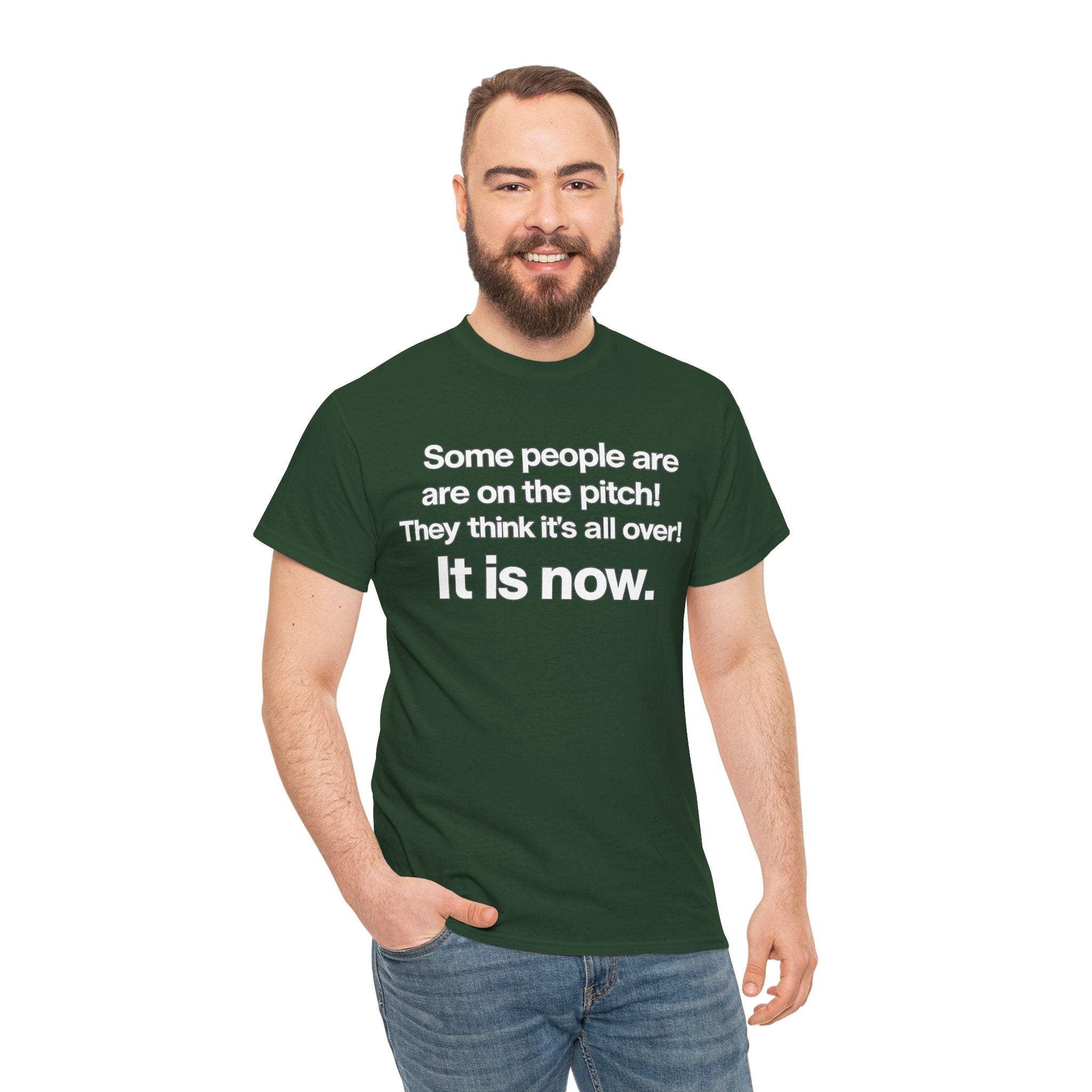 Some people are on the pitch - England 1966 T-Shirt — Bold Motivational Quote Tee