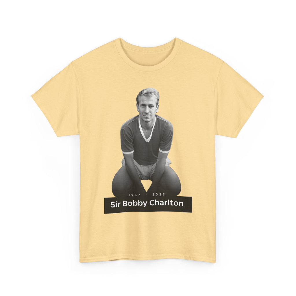 Sir Bobby Charlton Football Legend Cotton T‑Shirt