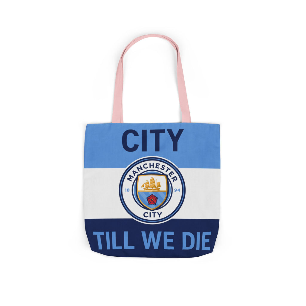 City Till We Die Unofficial Canvas Tote Bag — Manchester Football Fan Bag