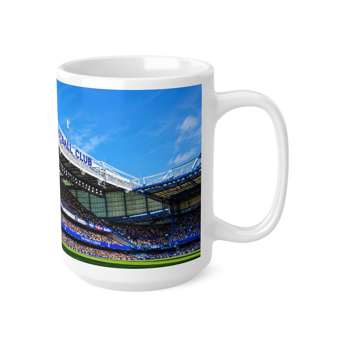 Chelsea Football Club Stadium Mug — Ceramic Coffee Cup (11oz/15oz)