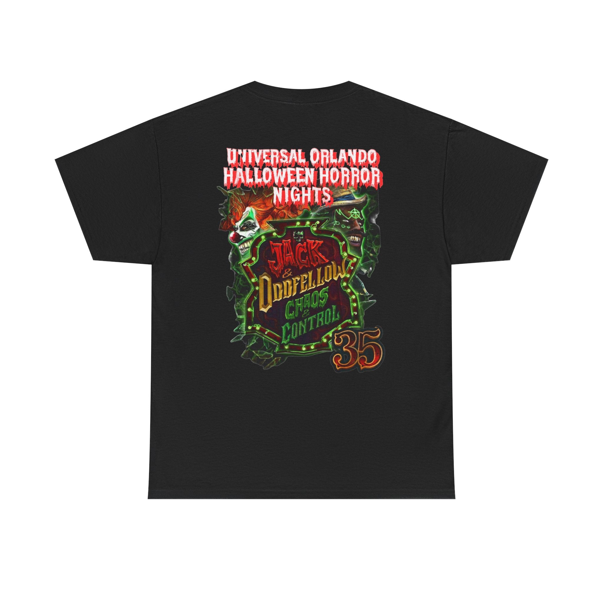 Universal Orlando Halloween Horror Nights 35 Jack Doofellolux Chaos Control T-Shirt