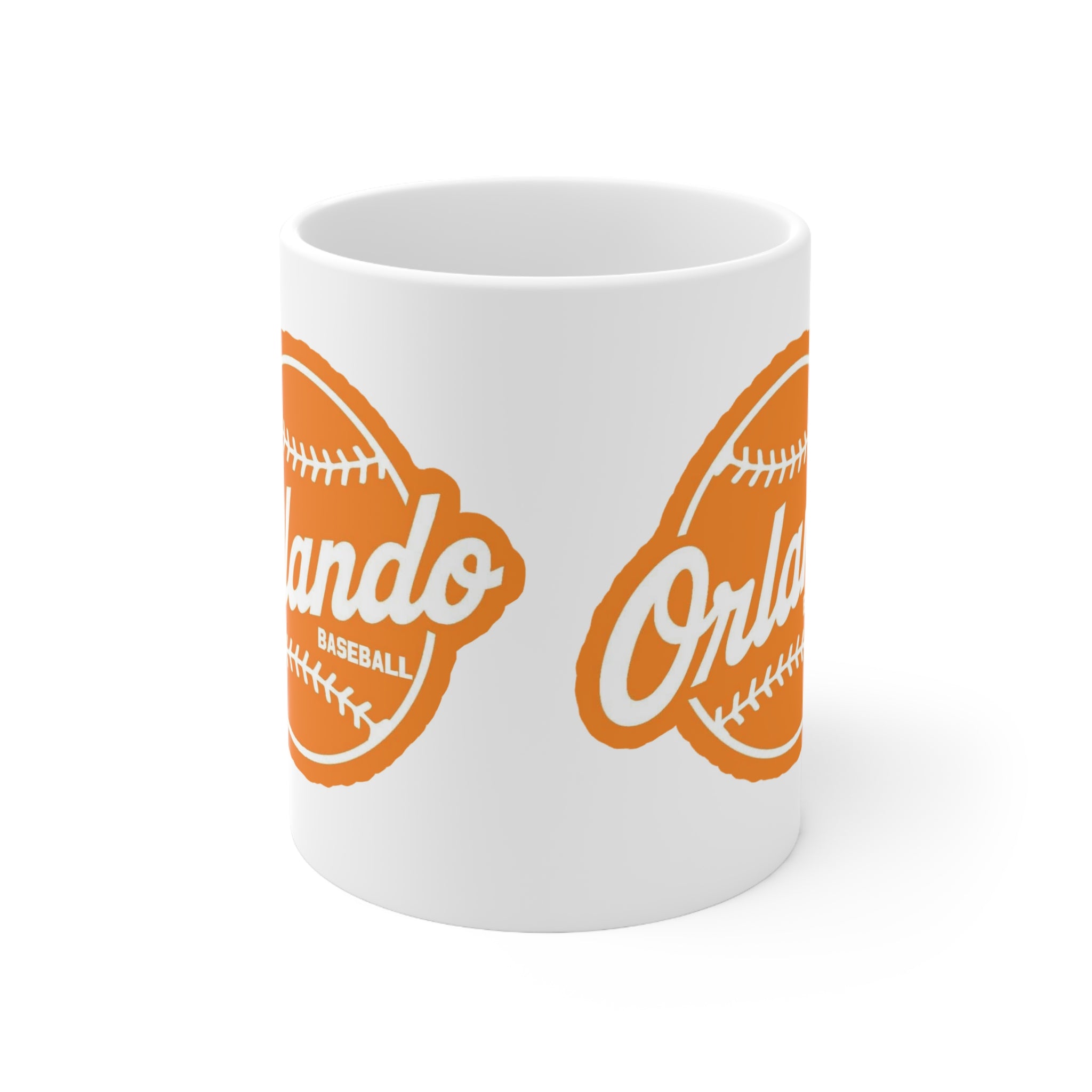 Orlando Baseball Ceramic Mug — Vintage Orange Team Logo (11oz & 15oz)