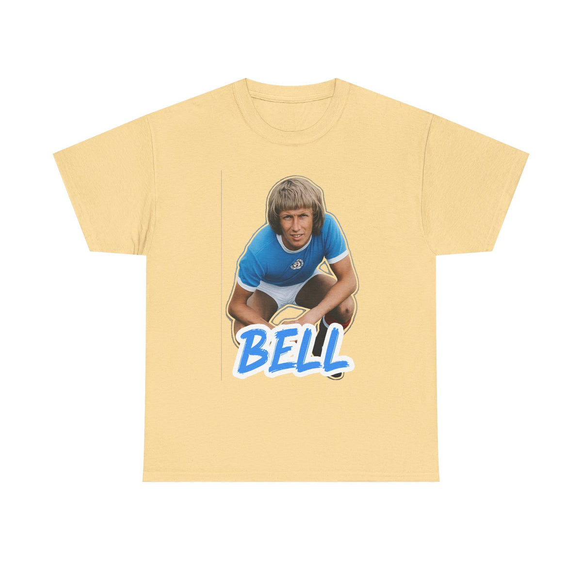 Colin Bell Manchester City Legend Retro Soccer Tee — Vintage Player Graphic T-Shirt