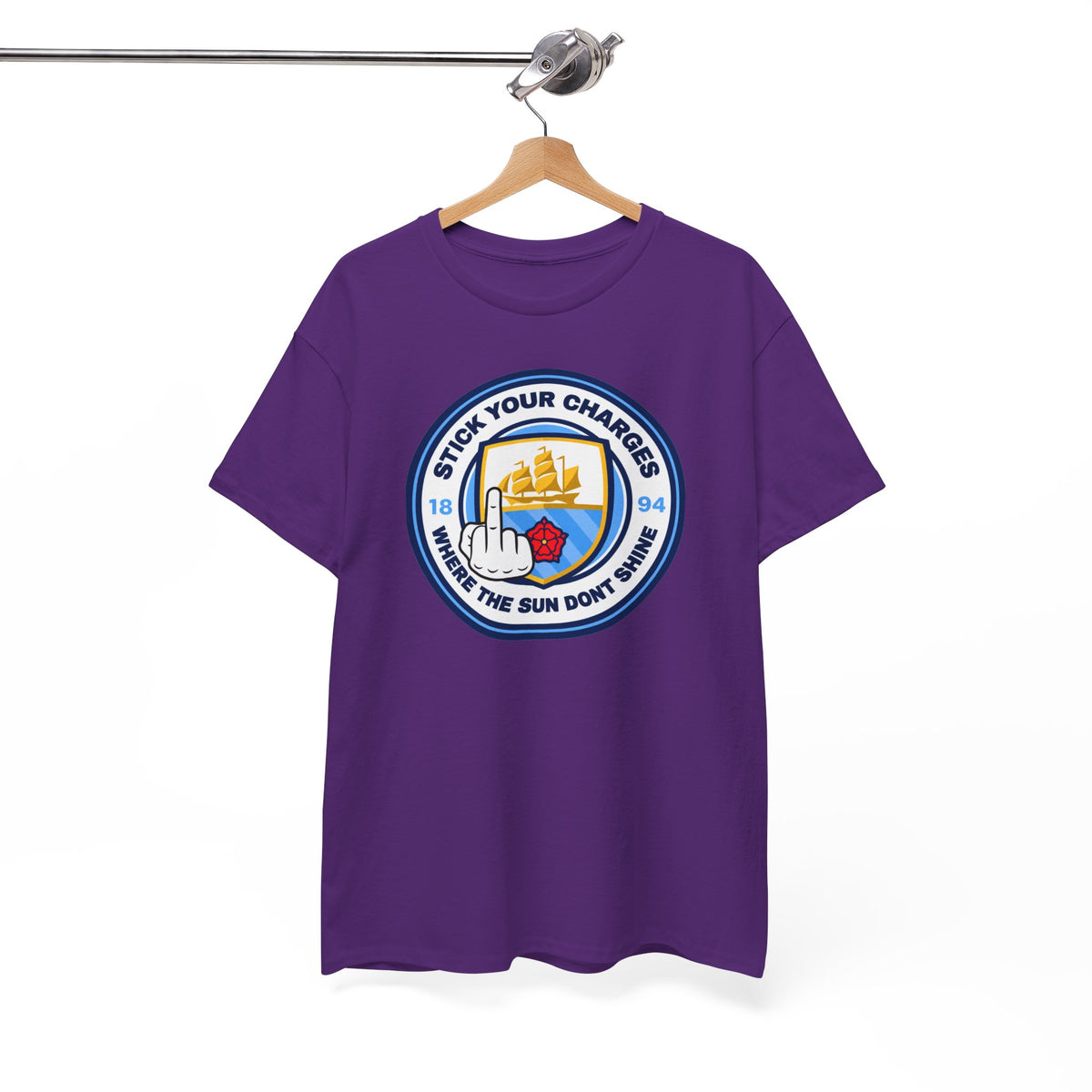 Manchester City "Stick Your Charger Where the Sun Don't Shine" Cotton t-shirt