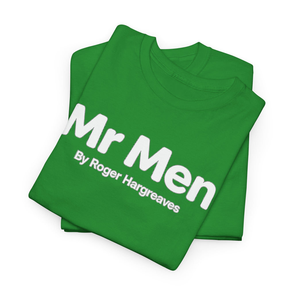 Mr Men T-Shirt – Retro 'Mr Men by Roger Hargreaves' Logo Tee