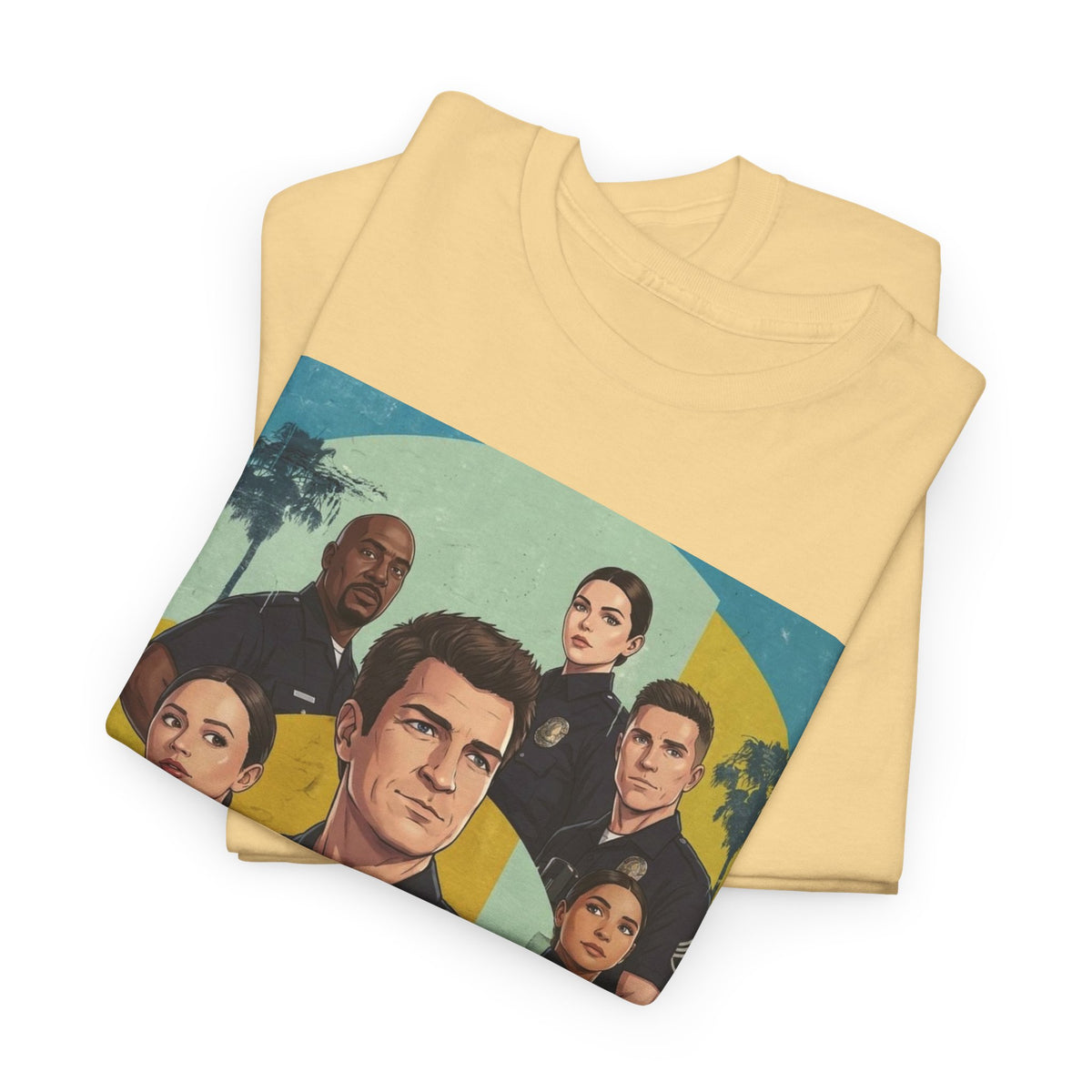 The Rookie TV Cast Graphic Tee — Vintage Poster Style Shirt