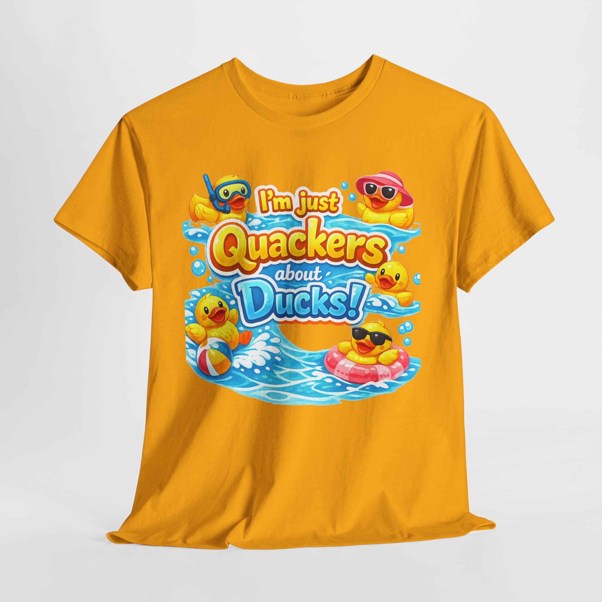 I'm Just Quackers About Ducks! Cute Rubber Duck Pool Tee