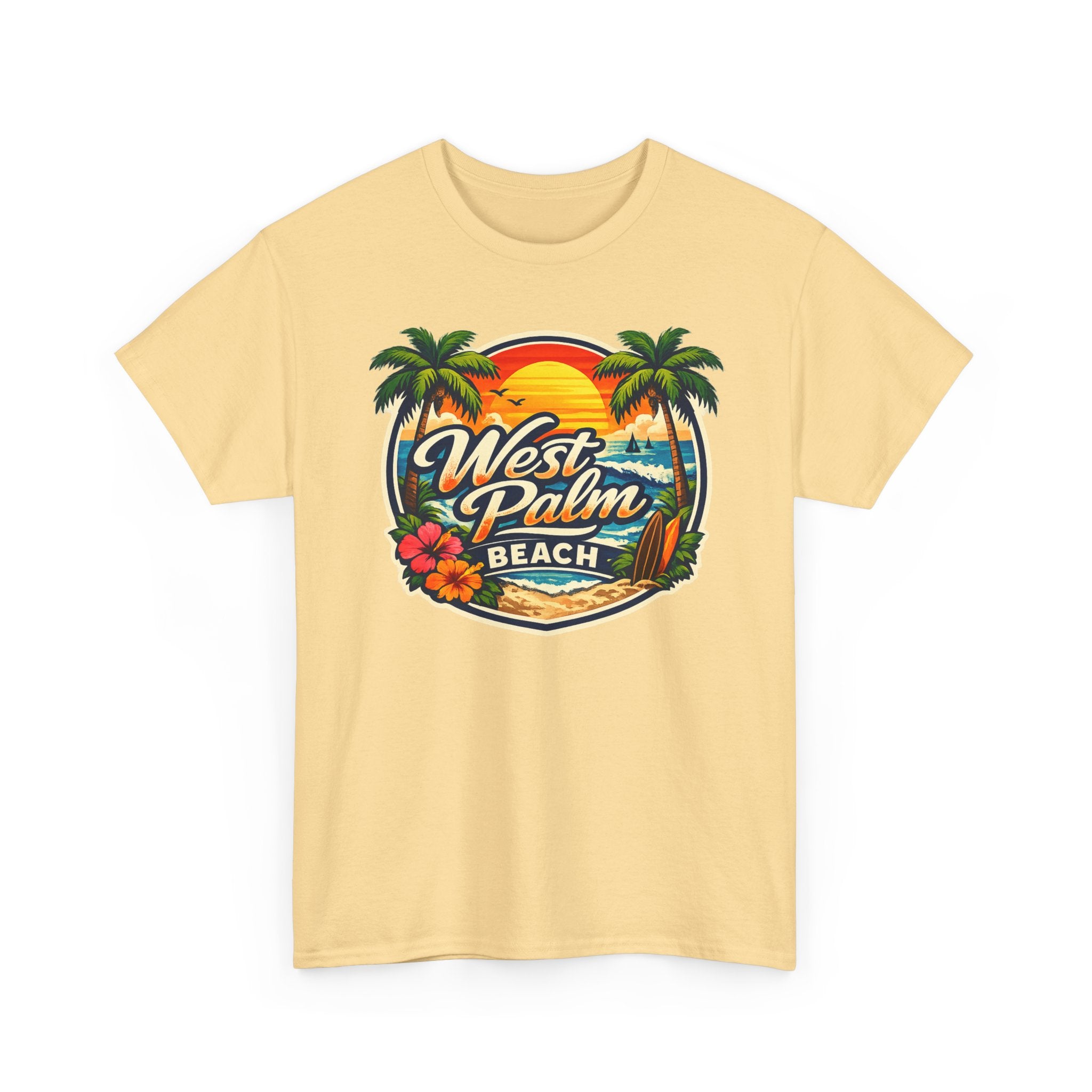 West Palm Beach Retro Sunset T-Shirt