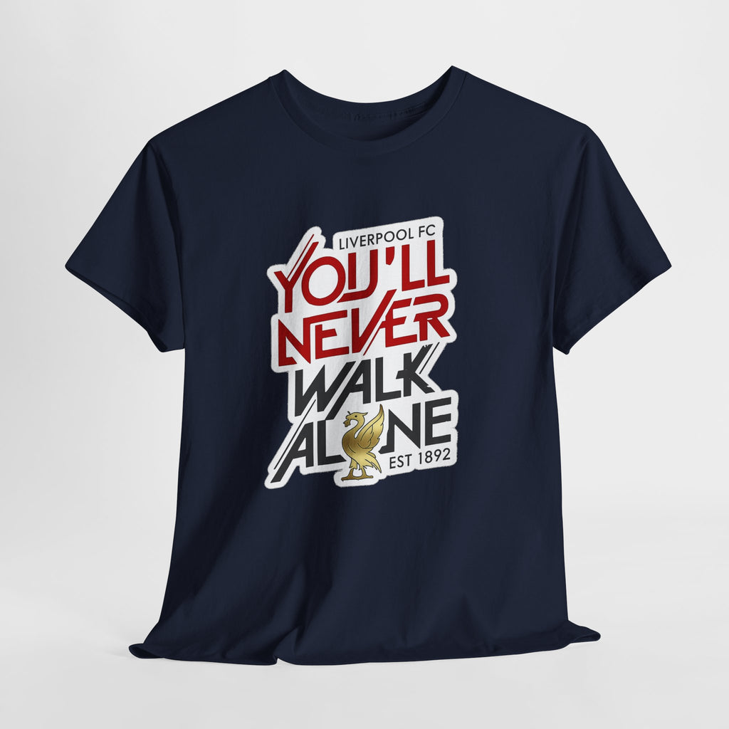 Liverpool You'll Never Walk Alone Cotton T-Shirt — Liverpool FC Fan Tee