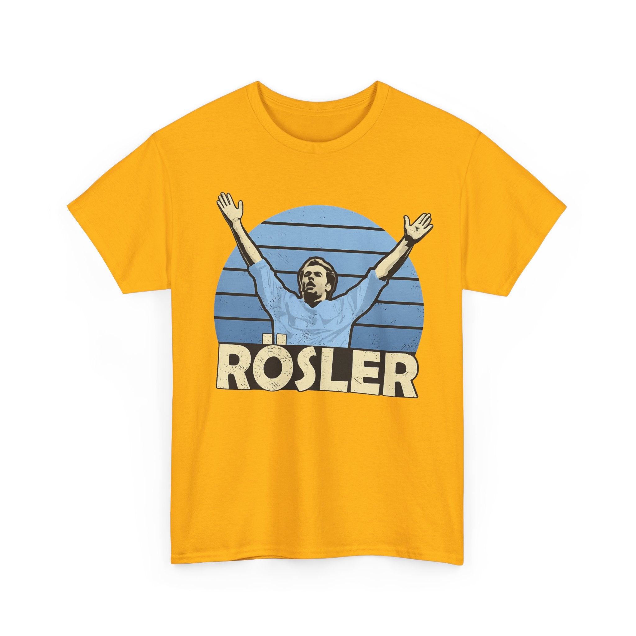 Retro 'Rösler' Graphic Tee - Vintage Soccer Fan Shirt