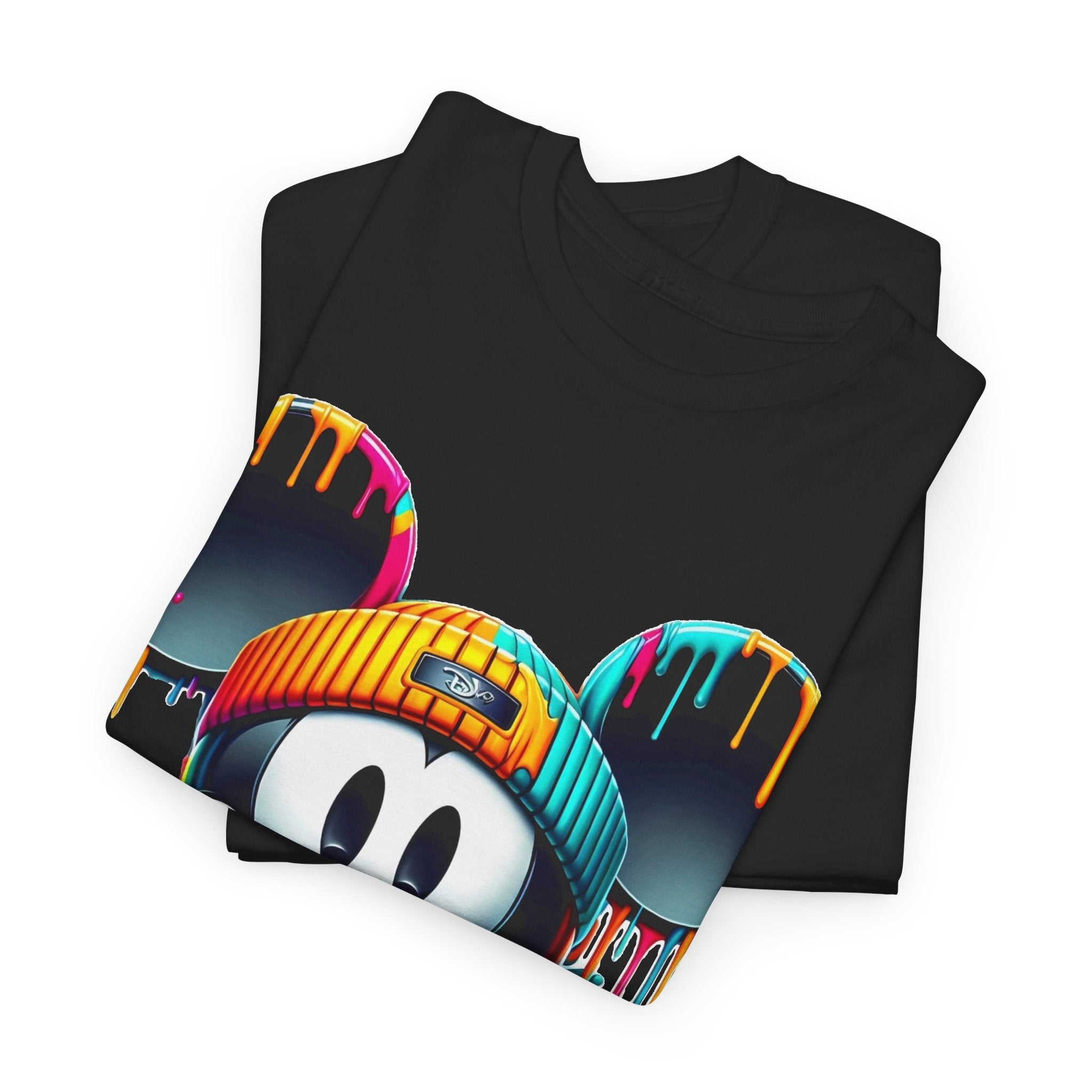 Mickey Graphic Tee — Colorful Street Art Mouse Character T-Shirt