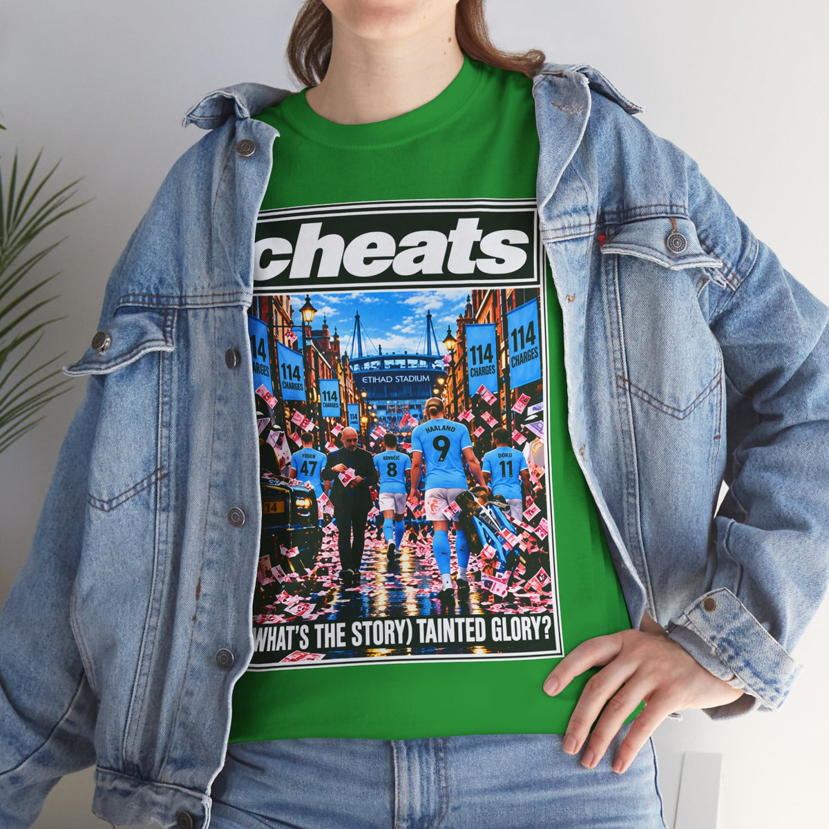 Cheats “What’s the Story? Tainted Glory?” Sports Graphic Cotton T-Shirt