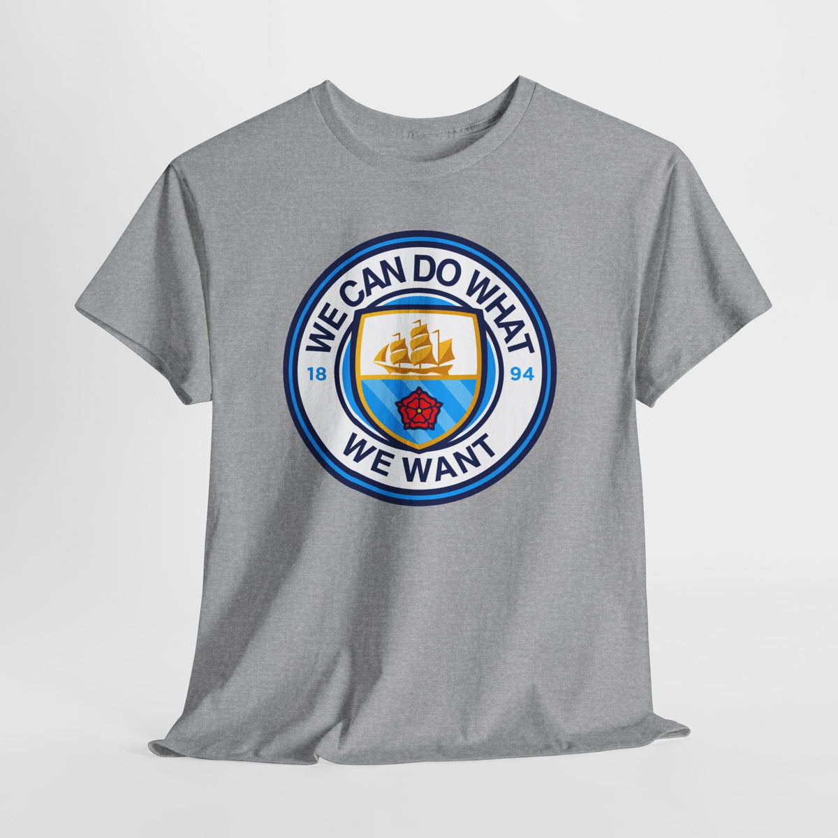 We Can Do What We Want Manchester  City Graphic Cotton T-Shirt