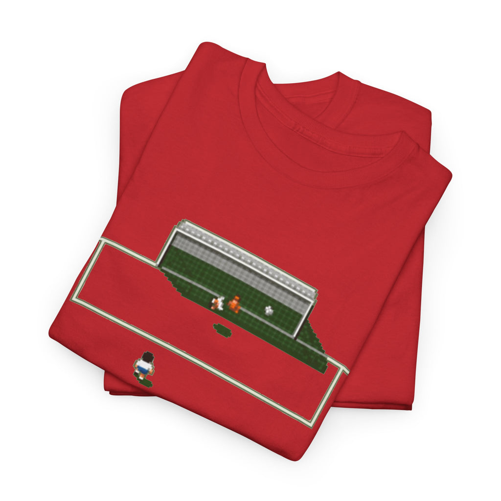 Sensible Soccer Inspired Cotton T‑Shirt — Retro Mini Game Design