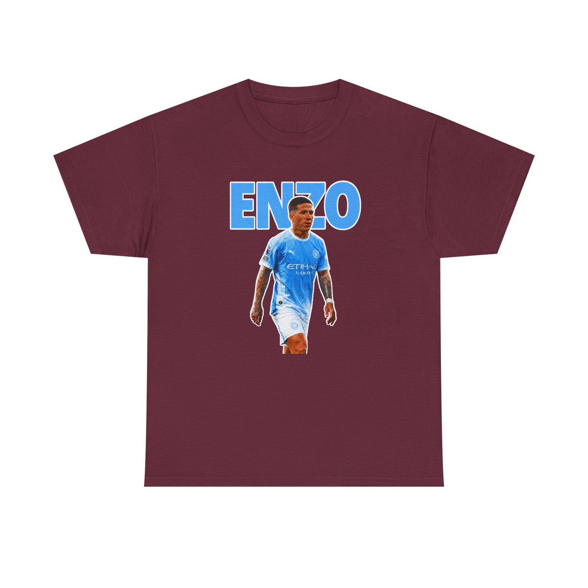 Enzo Fernandez Manchester City Inspired Cotton T-Shirt