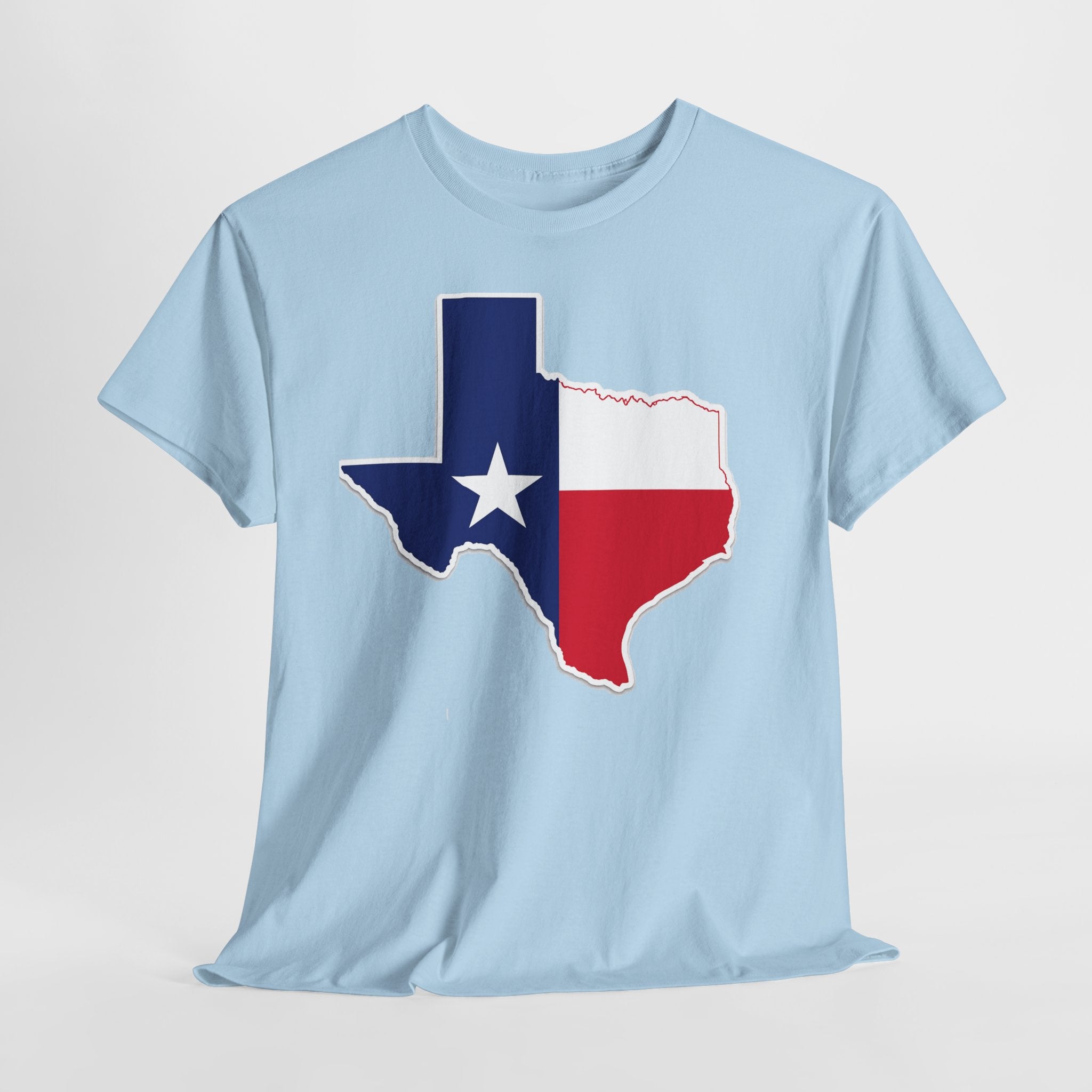Texas Flag Outline T-Shirt — Lone Star State Pride Tee