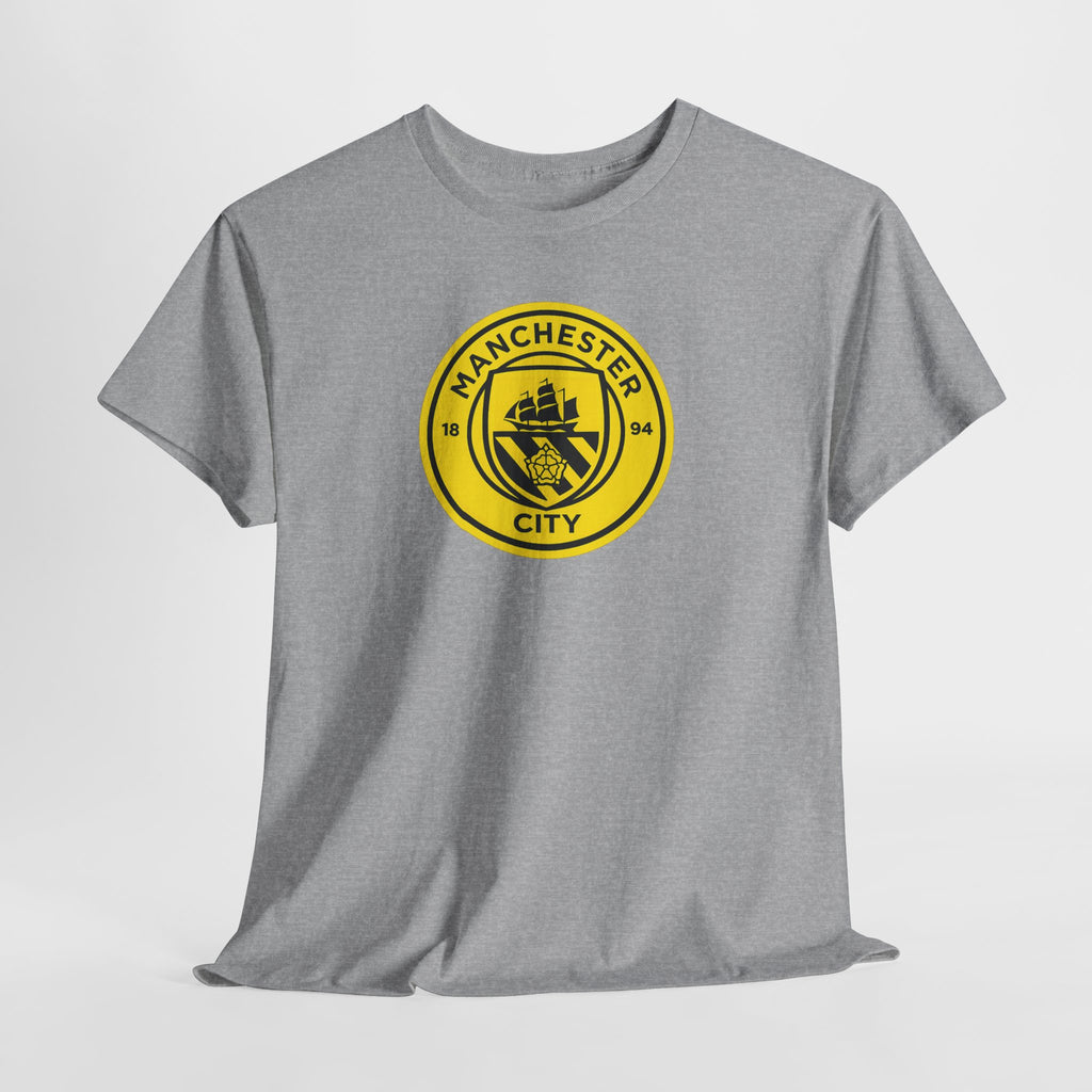 Manchester City Yellow Crest T-Shirt