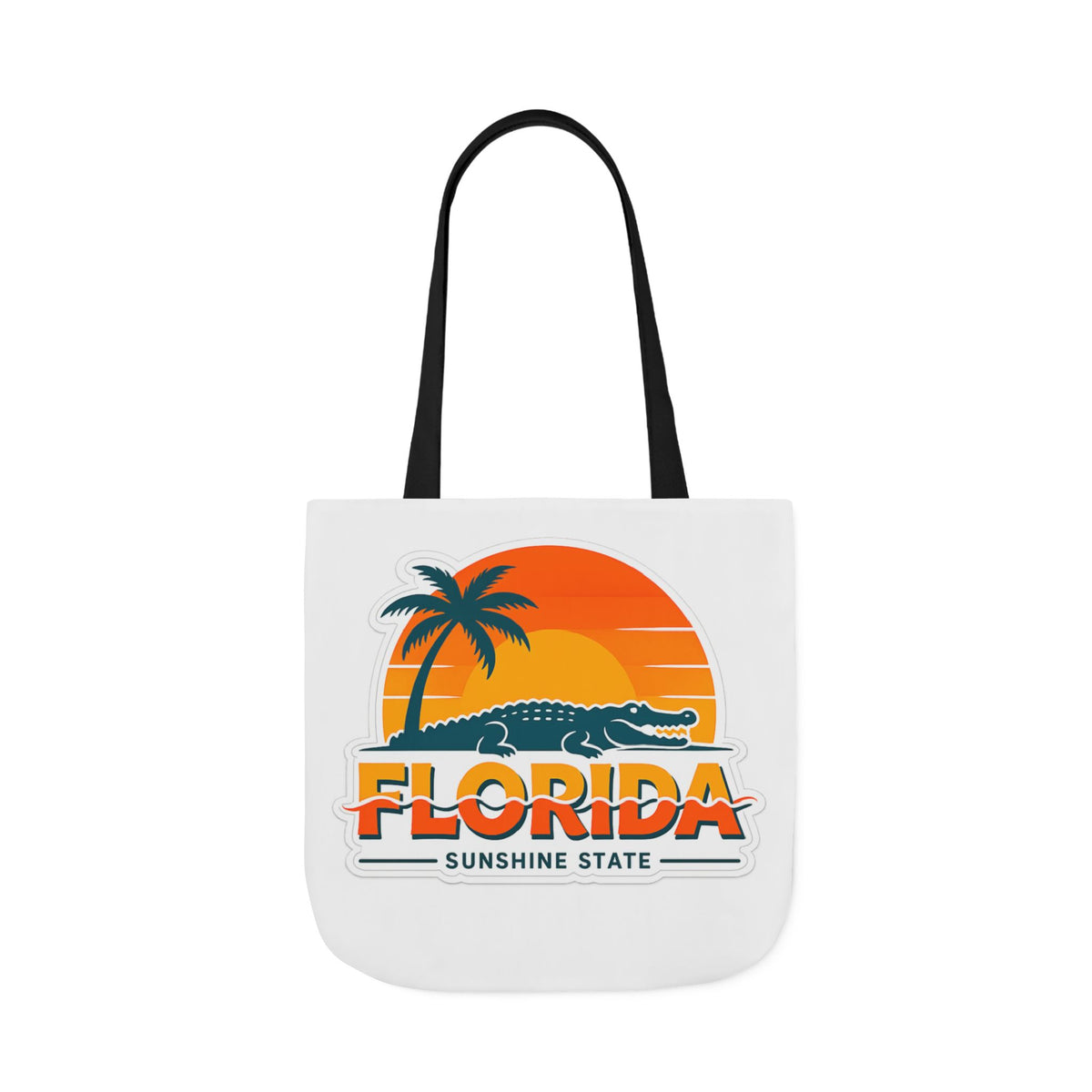 Florida Sunshine State Canvas Tote