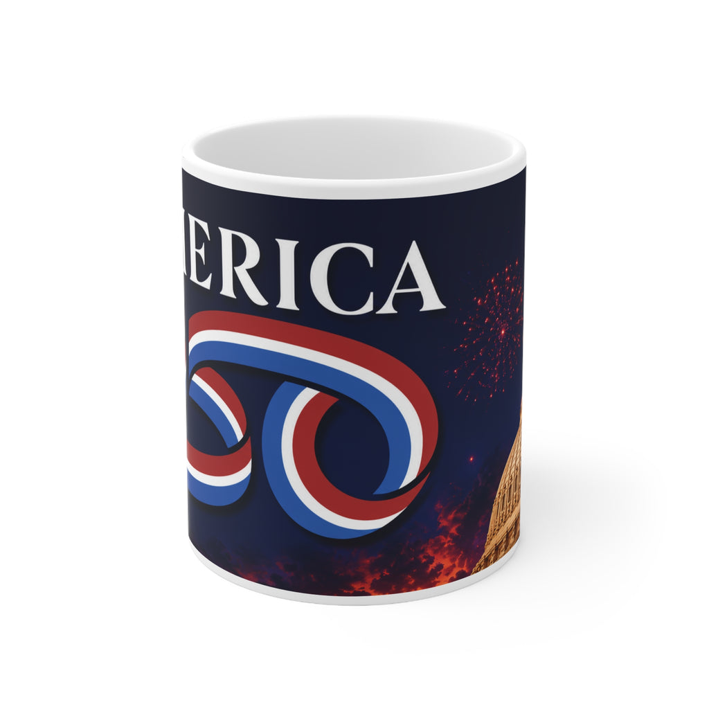 America 250 Ceramic Coffee Mug — Patriotic 11oz/15oz