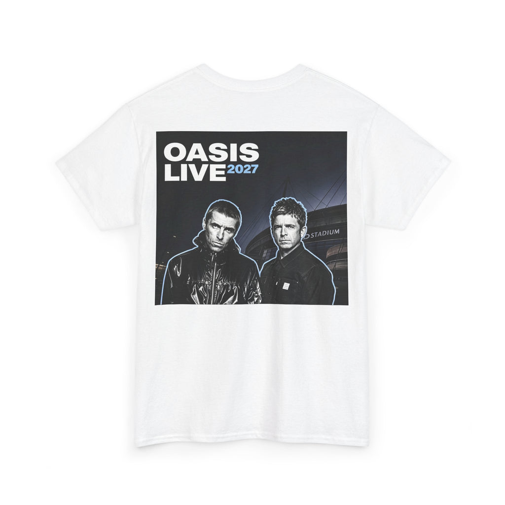 Oasis Live 2027 Band Tee — Retro Rock Concert T-Shirt