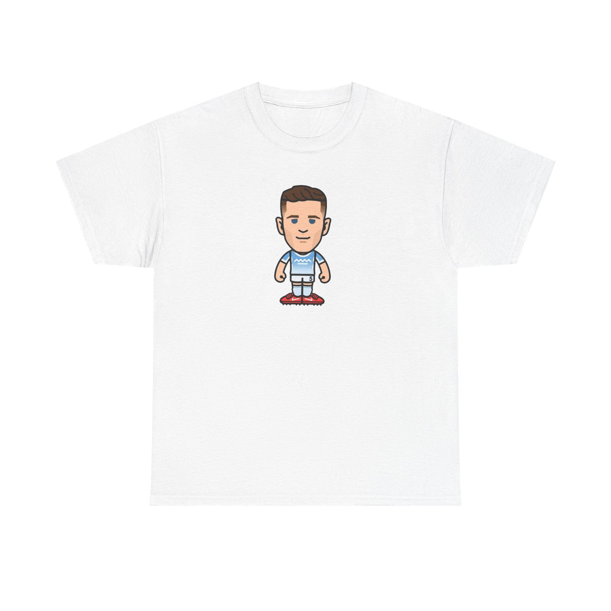 Elliot Anderson Manchester City Cartoon Cotton T-Shirt