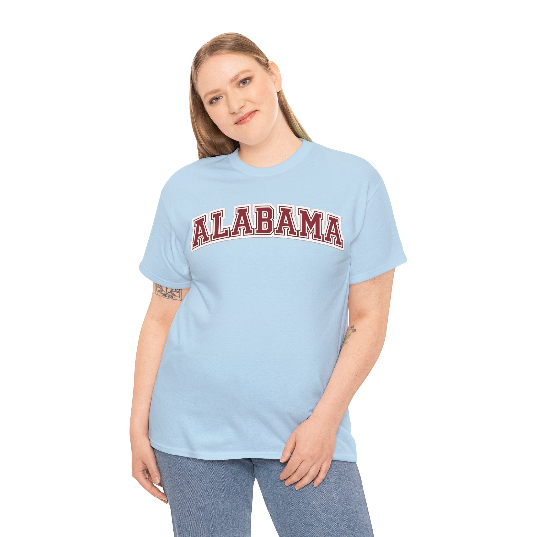 Alabama Arch Logo Tee – Crimson College Pride T‑Shirt