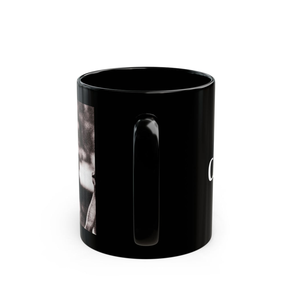 Franco Baresi AC Milan Tribute Black Mug – Vintage Trophy Celebration (11oz/15oz)