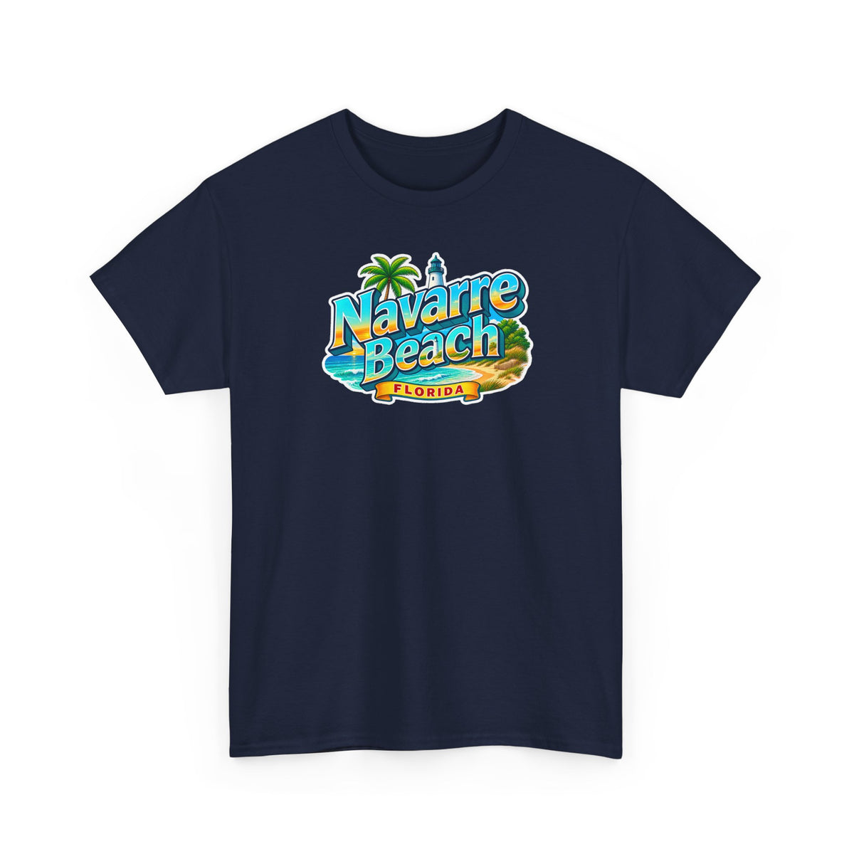 Navarre Beach Florida T-Shirt – Retro Tropical Vacation Tee