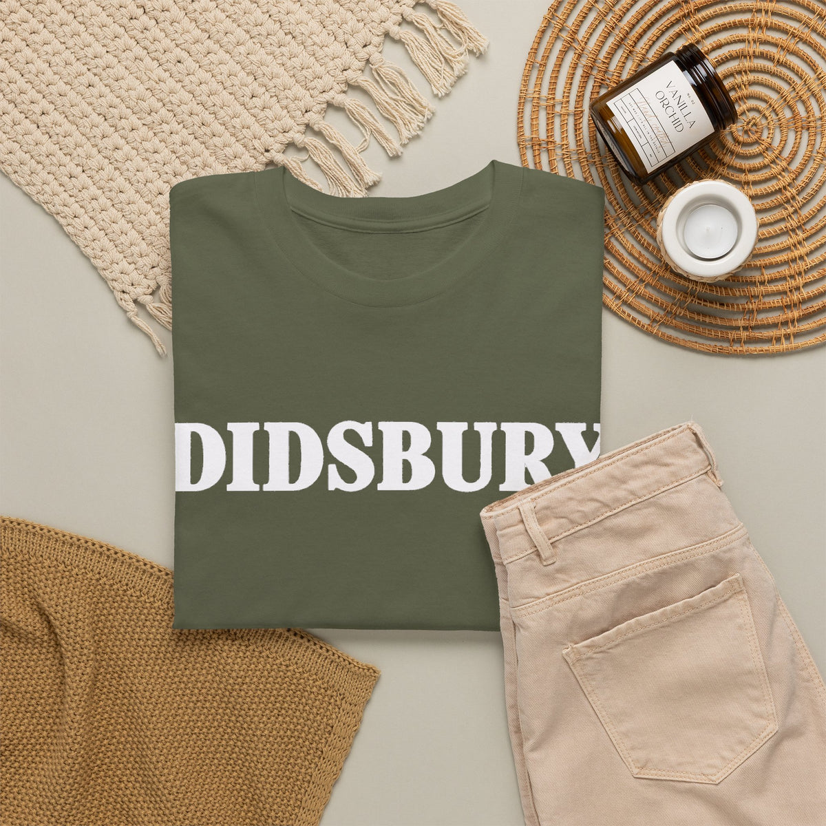 Didsbury Classic Logo Cotton T-Shirt / Tee