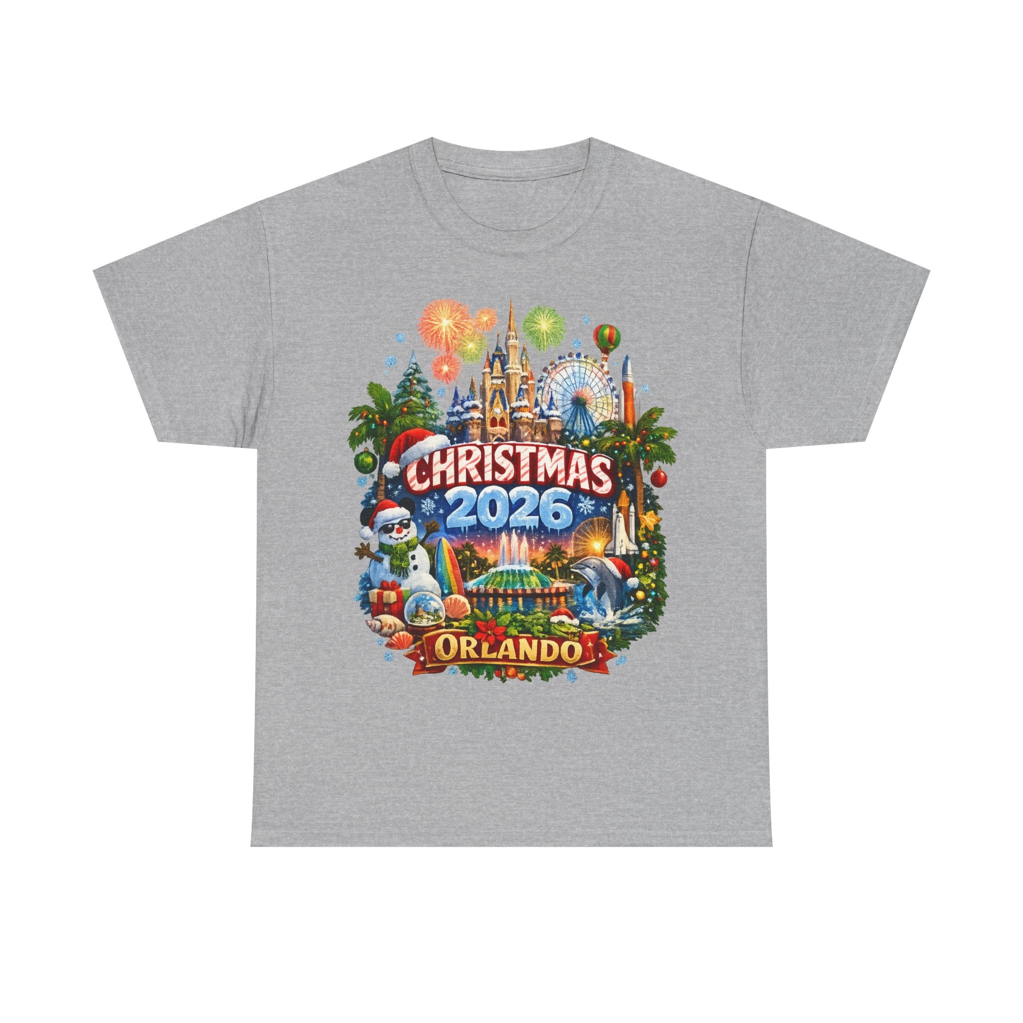 Christmas 2026 Orlando T-Shirt — Holiday Theme Park Souvenir Tee