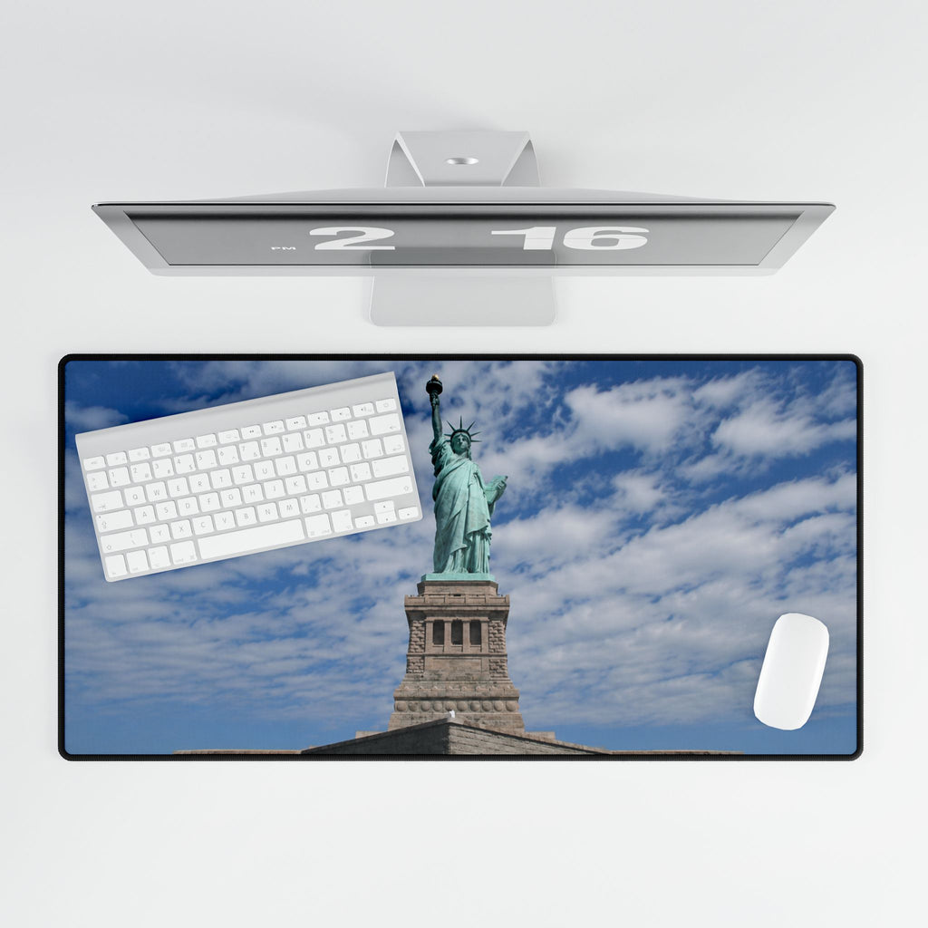 Liberty View Desk Mat — Statue of Liberty Mousepad/Workspace Mat