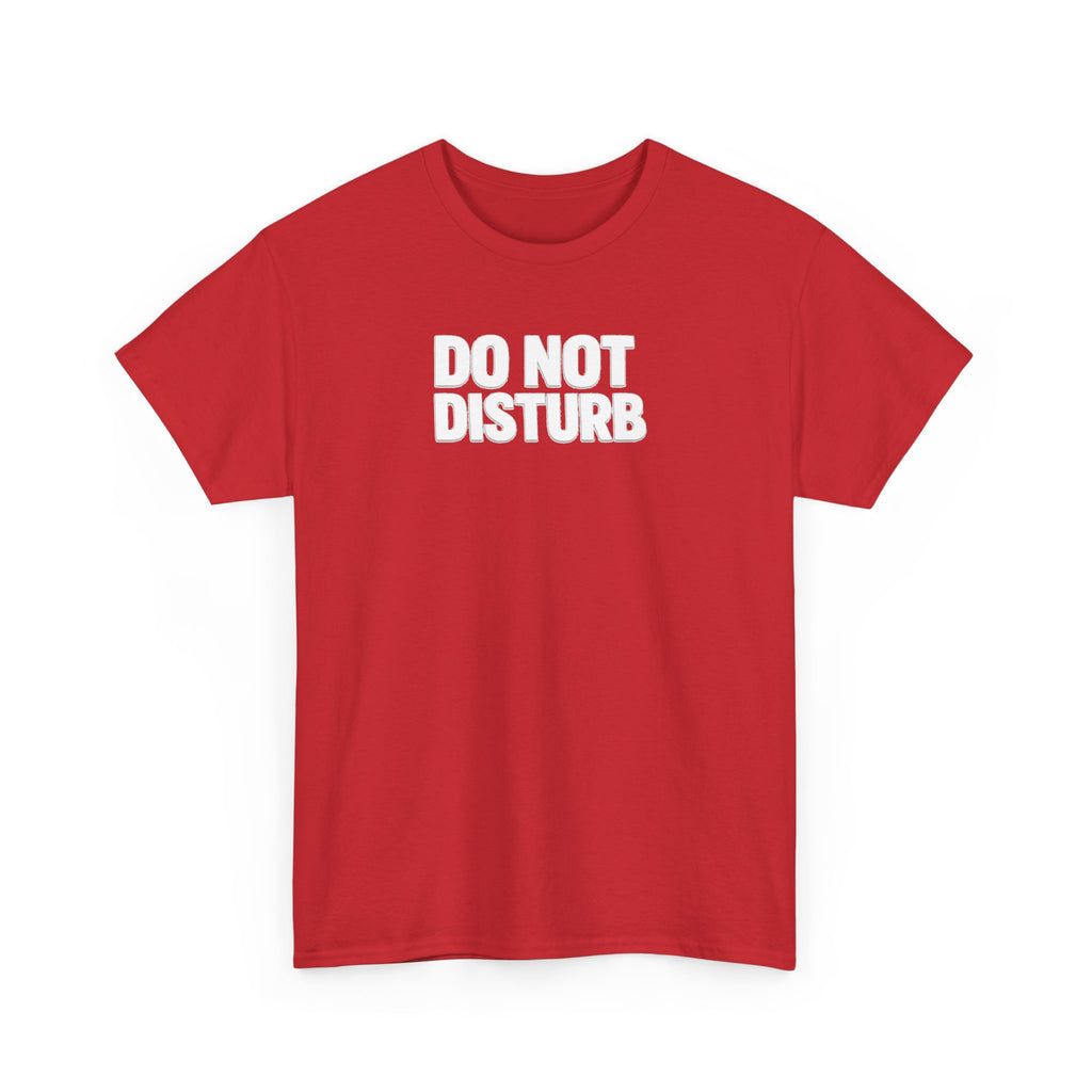 Do Not Disturb Tee — Black Graphic Statement T-Shirt