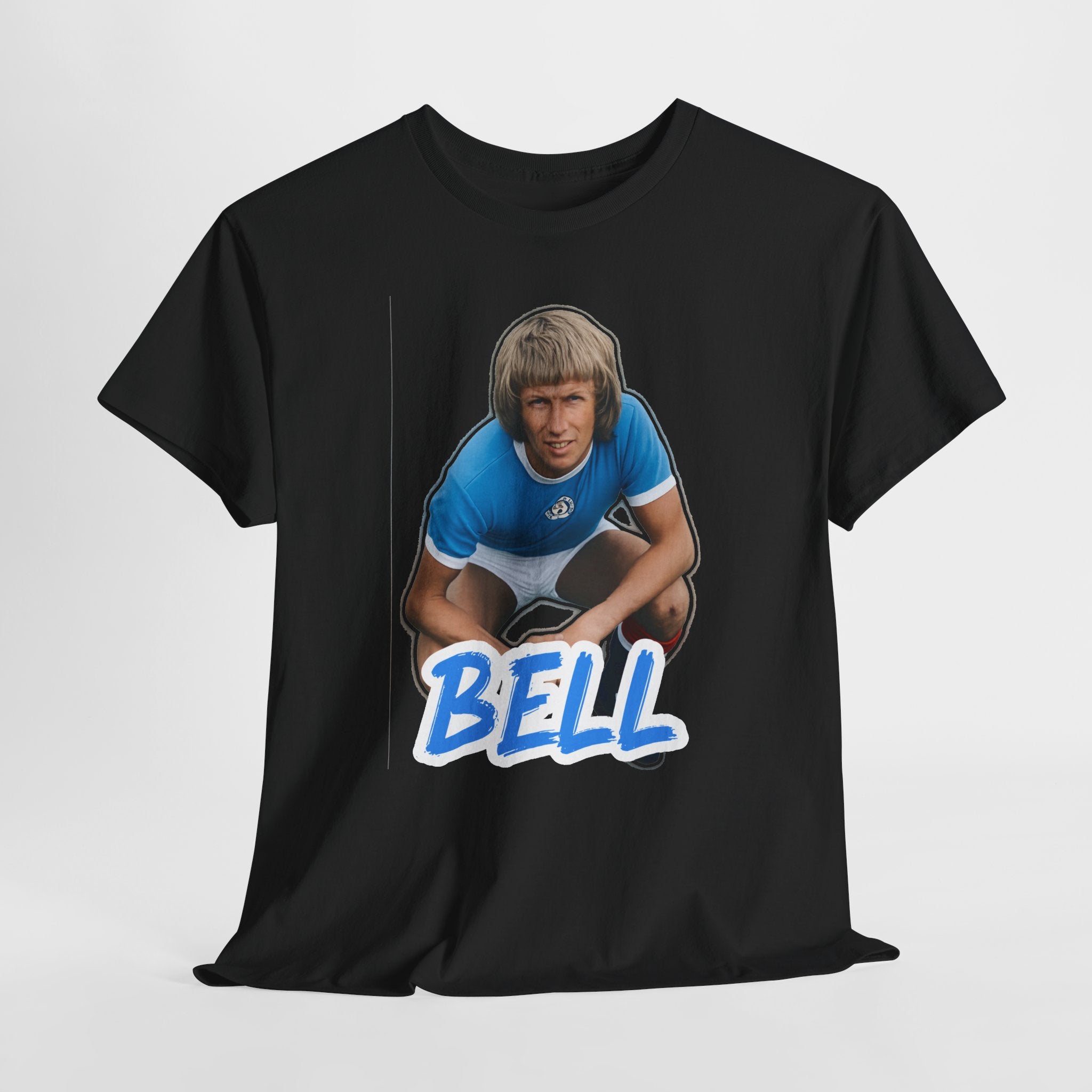 Colin Bell Manchester City Legend Retro Soccer Tee — Vintage Player Graphic T-Shirt