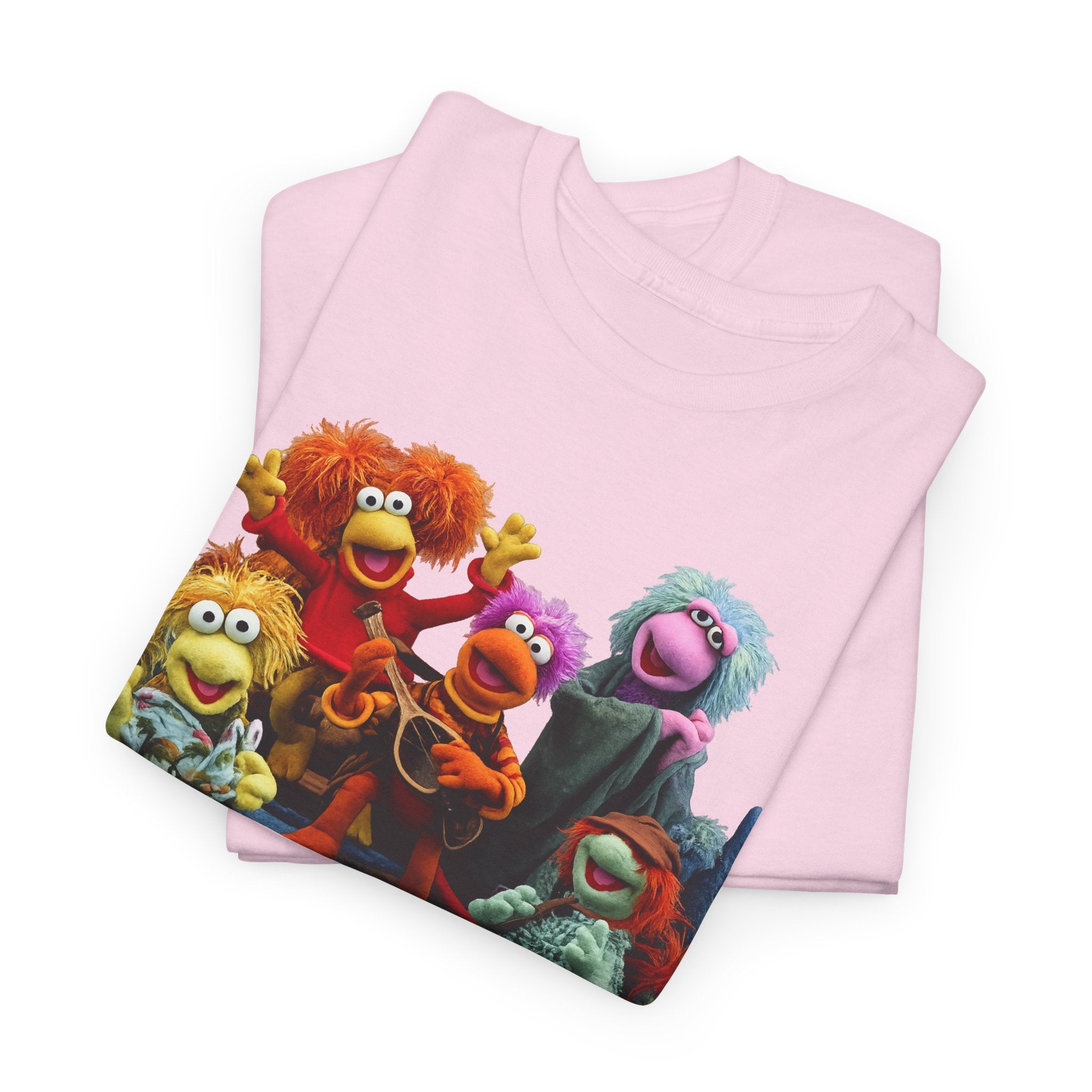 Fraggle Rock Muppet Crew Graphic Tee — Vintage Puppet Group T-Shirt