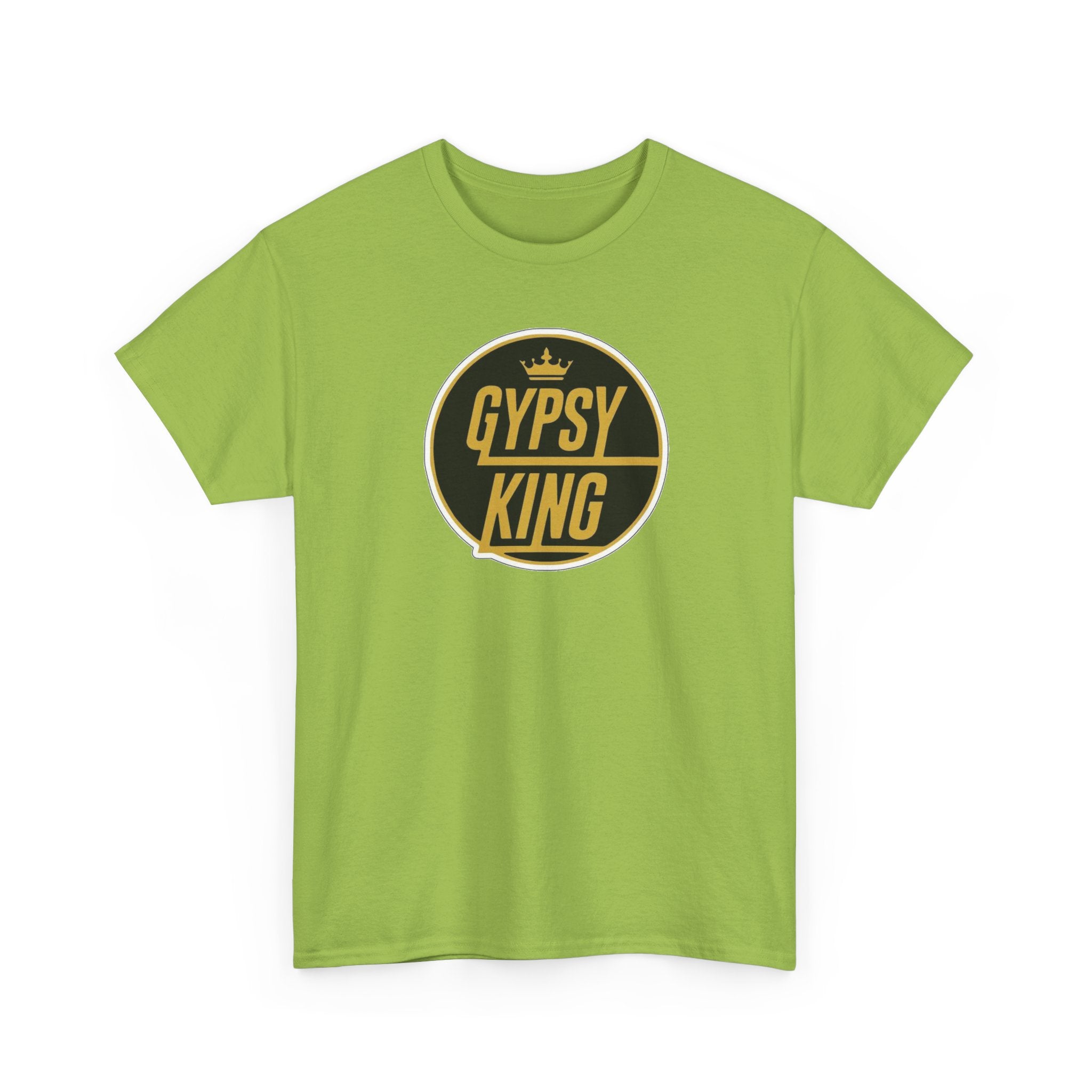 Gypsy King Graphic Tee — Retro Black & Gold Crown Logo T‑Shirt
