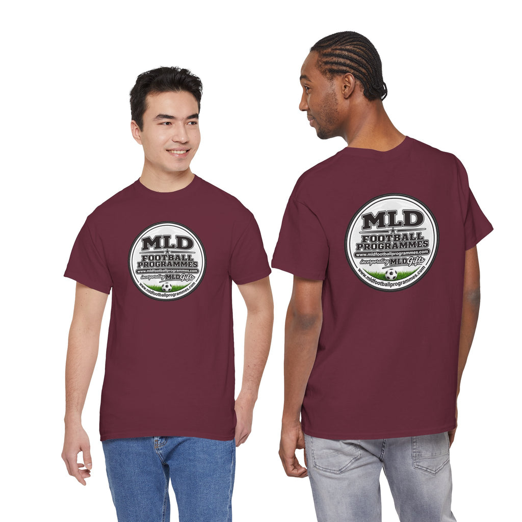 MLD Football Programmes Vintage Logo Cotton T-Shirt