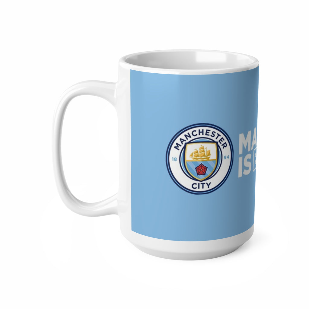 Manchester Is Blue Ceramic Coffee Mug — 11oz & 15oz Football Fan Gift