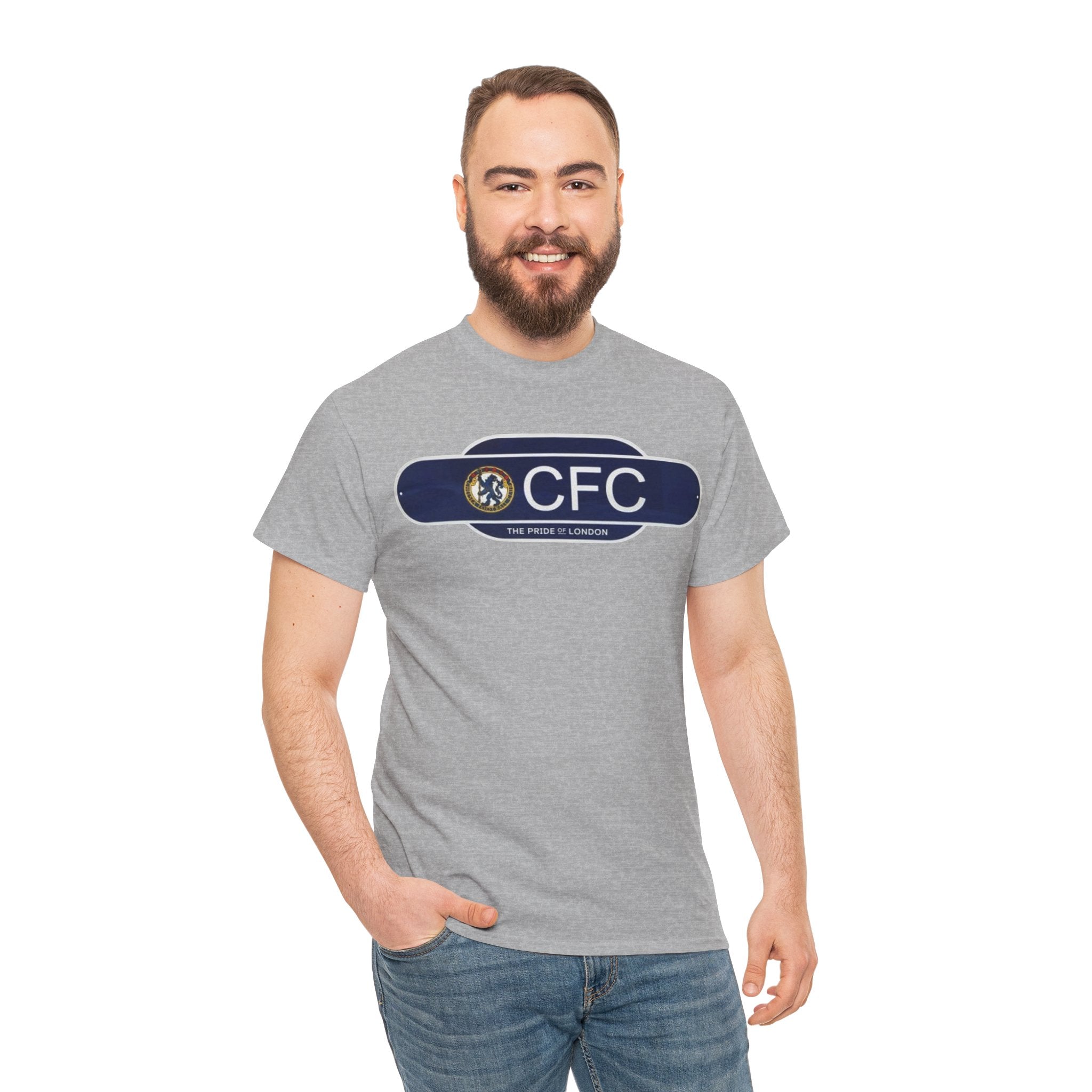 Chelsea Railway Sign Crest Logo T‑Shirt — Retro Football Badge Tee