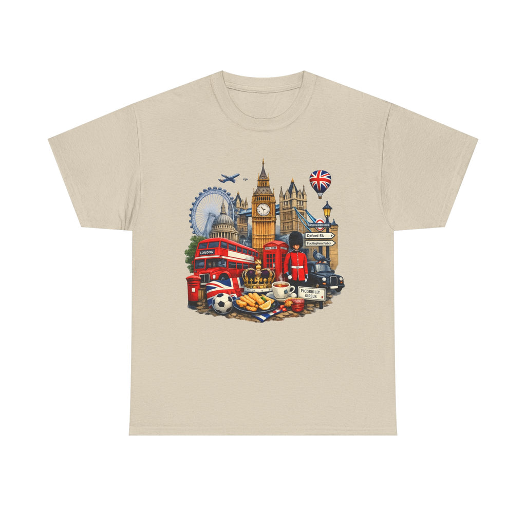 London Landmarks T‑Shirt — British Icons Collage Tee