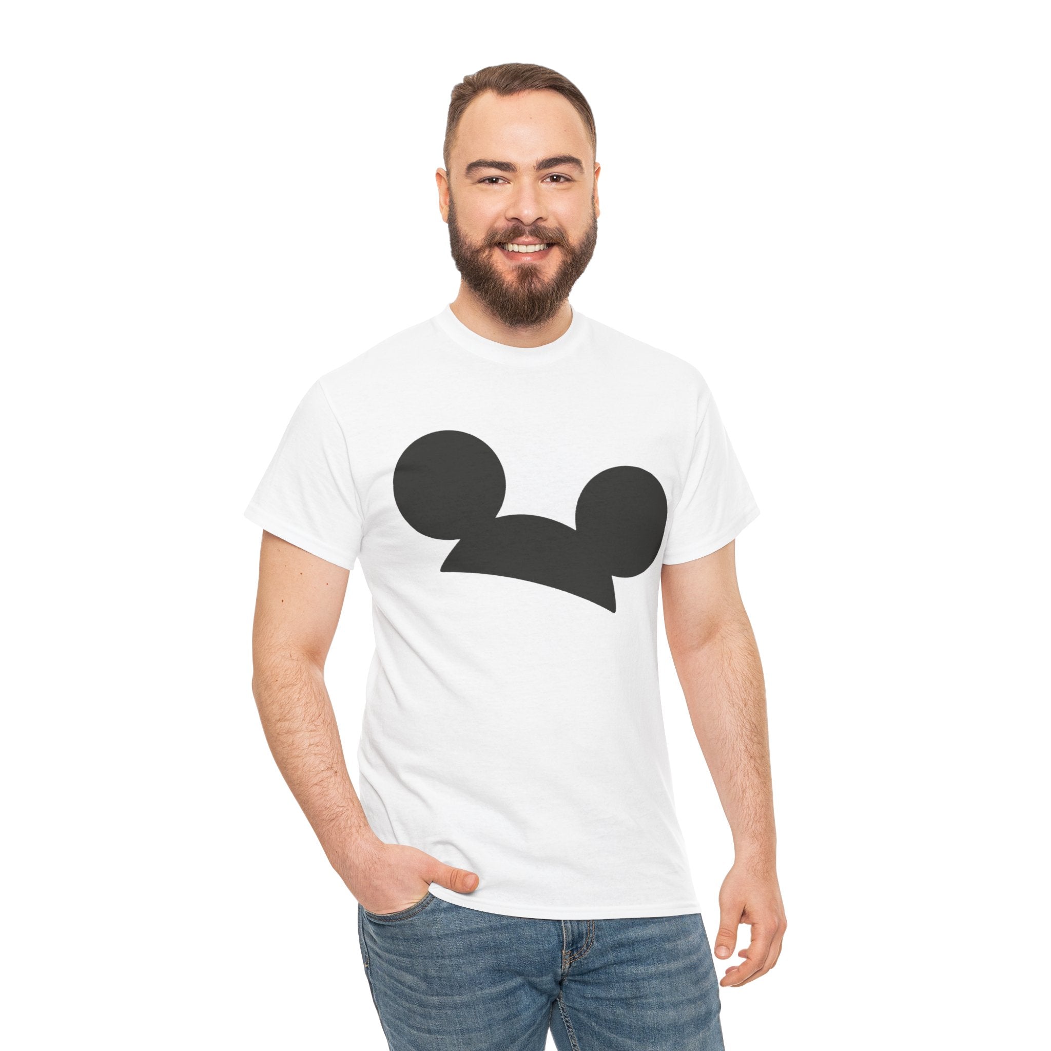Mickey Ears Inspired Unisex Heavy Cotton Tee