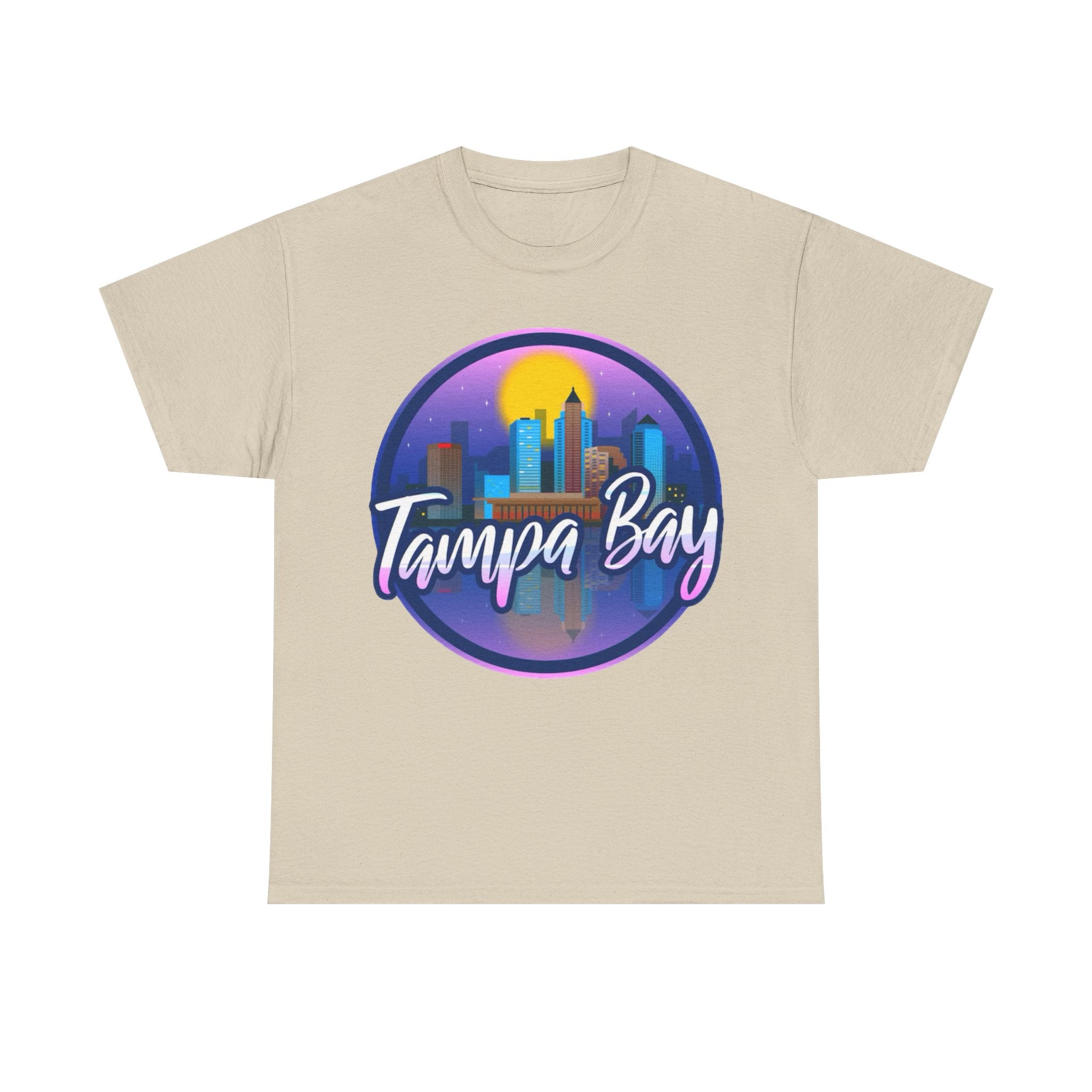 Tampa Bay Skyline T-Shirt — Retro Sunset Cityscape Tee