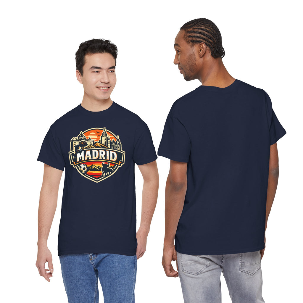 Madrid Skyline Soccer Crest T-Shirt