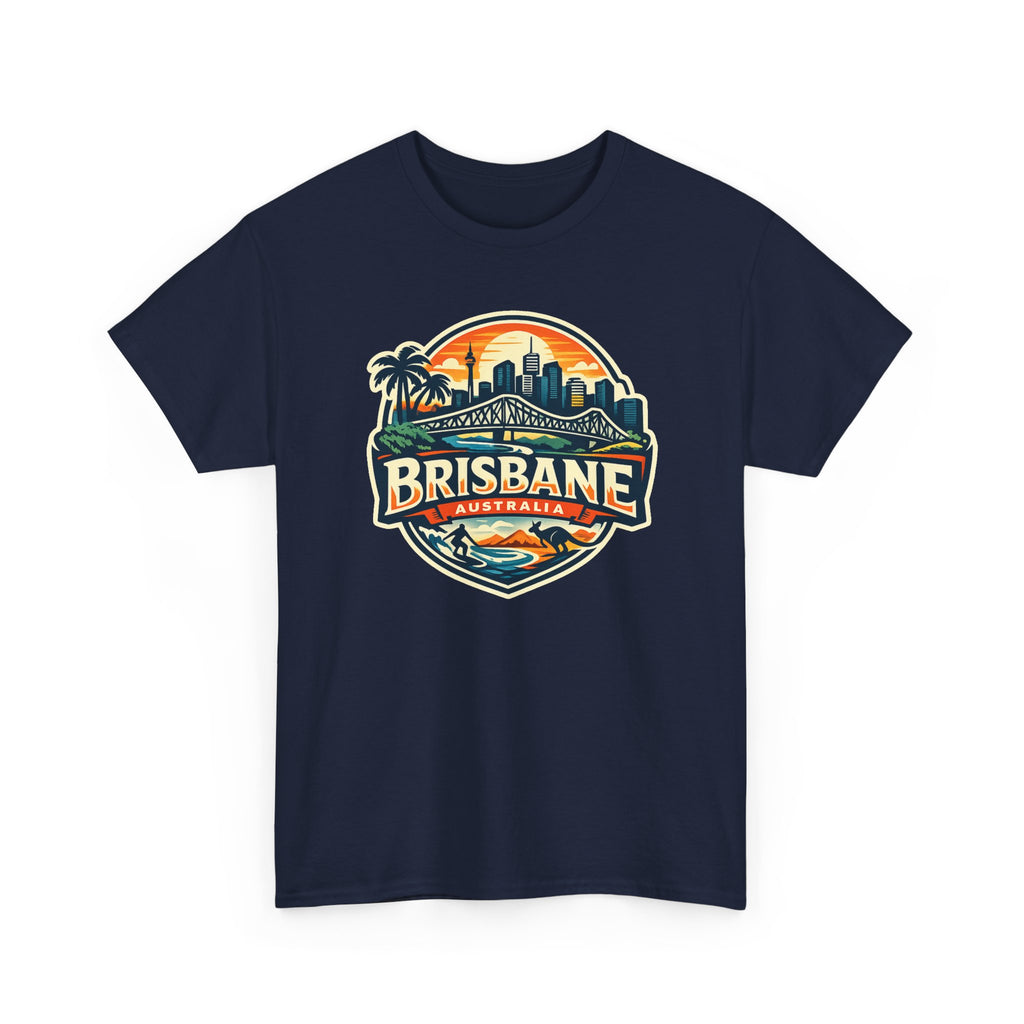 Brisbane Australia Vintage Sunset T-Shirt